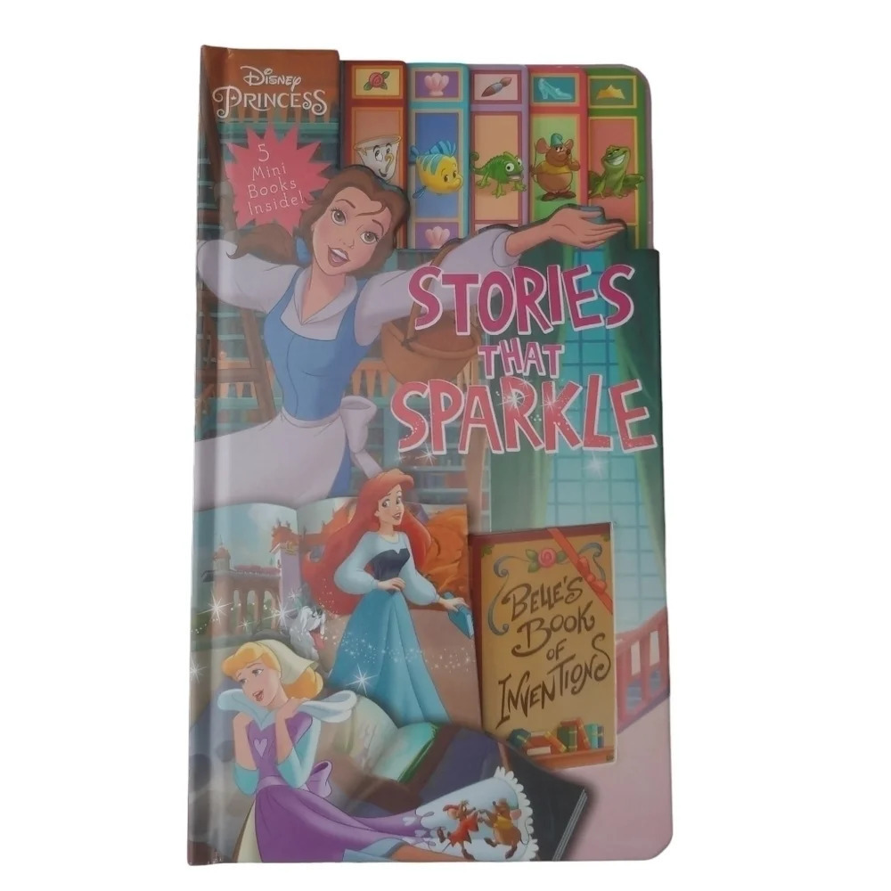 Disney Princess: Stories That Sparkle - 5 Mini  Stories NWT